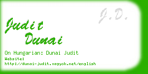 judit dunai business card